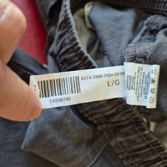 Aeropostale Utility Cargo Jogger Gray Large - Picture 9 of 12